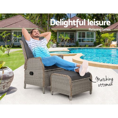 adjustable sun lounger chair