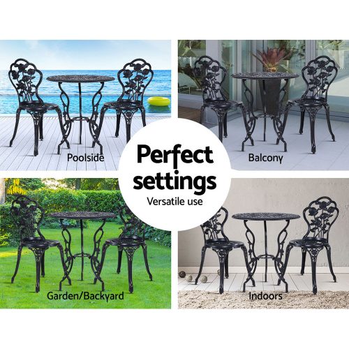 aluminium outdoor dining set