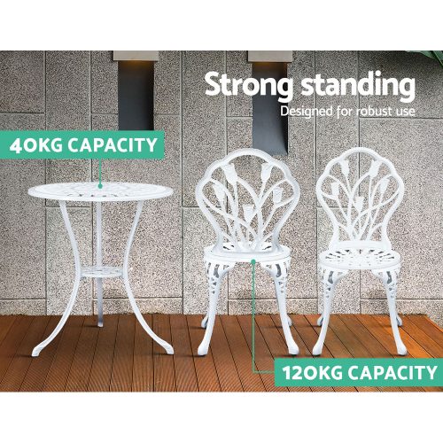 backyard bistro table and chairs