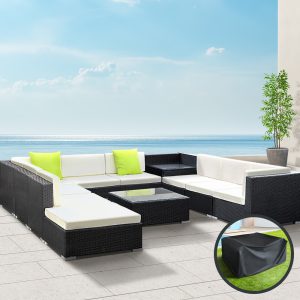 backyard furniture 11 piece set