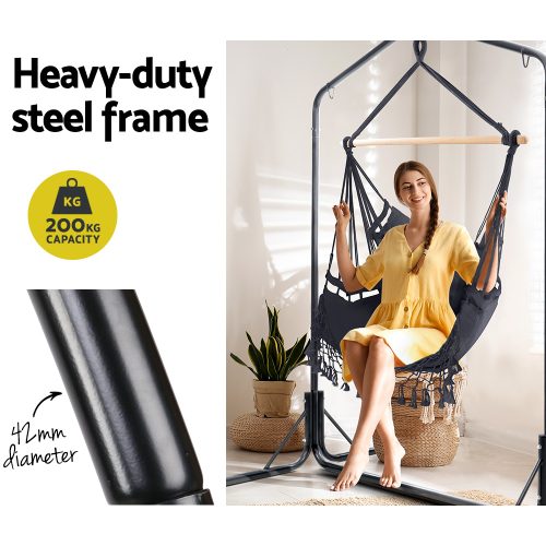 camping hammock chair with stand