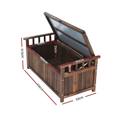 charcoal wooden outdoor furniture