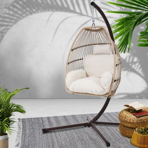 cozy outdoor swing chair