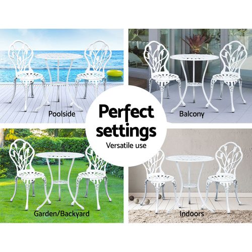 decorative tulip bistro set