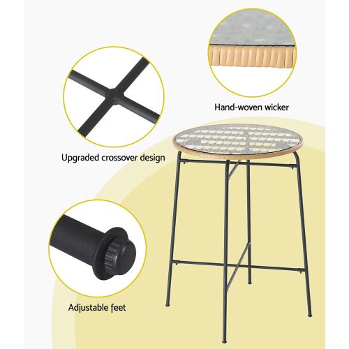 garden bistro bar table