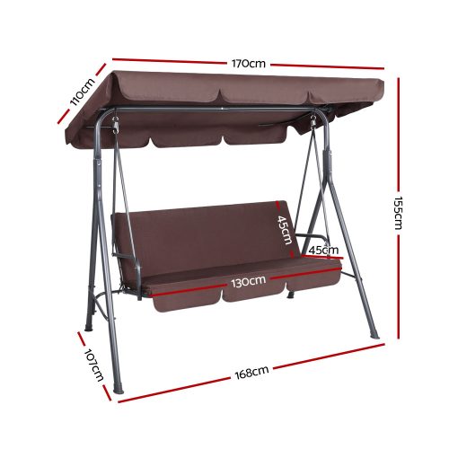 garden swing with canopy