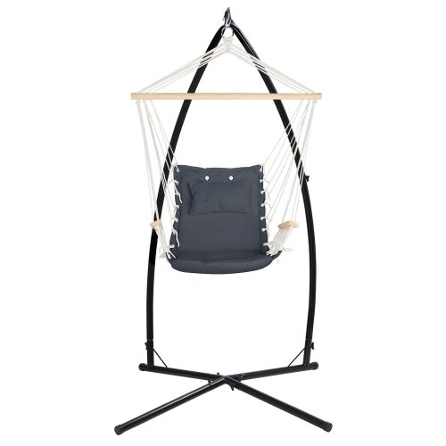 hanging chair with armrests