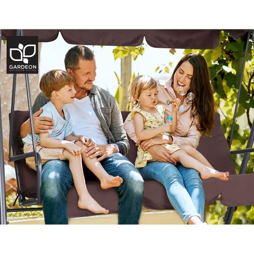 metal frame garden swing