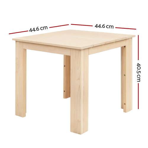 natural garden coffee table