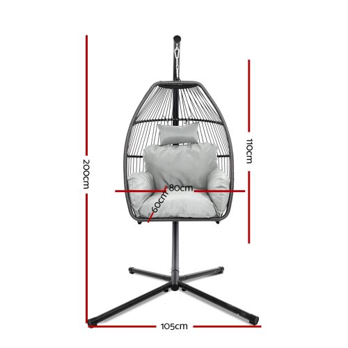 outdoor egg swing chair