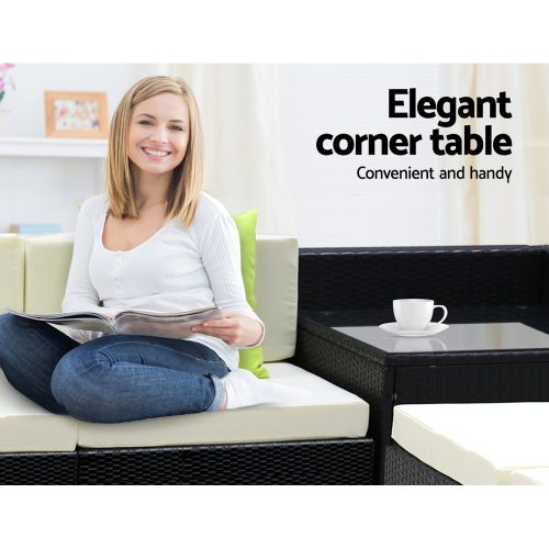 outdoor sofa set with storage cover