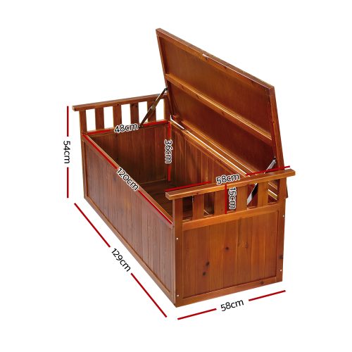 outdoor wooden storage box XL