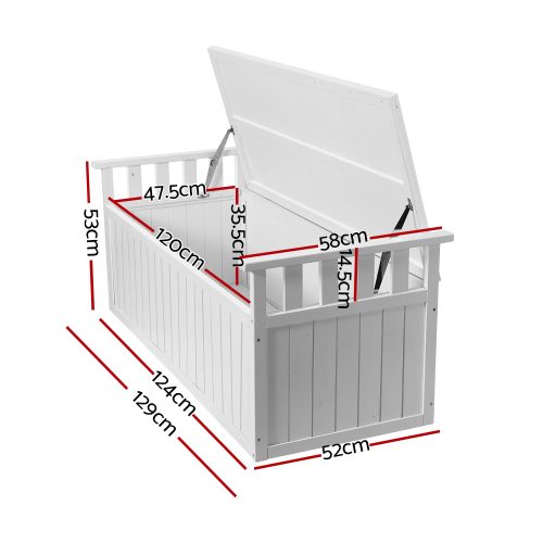 outdoor wooden storage box XL