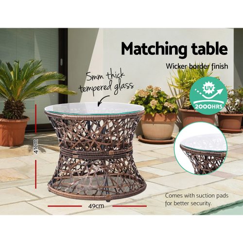papasan chair outdoor set