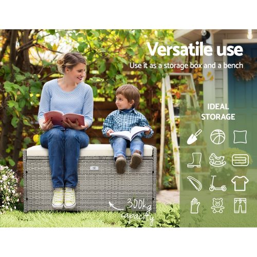 patio furniture with storage