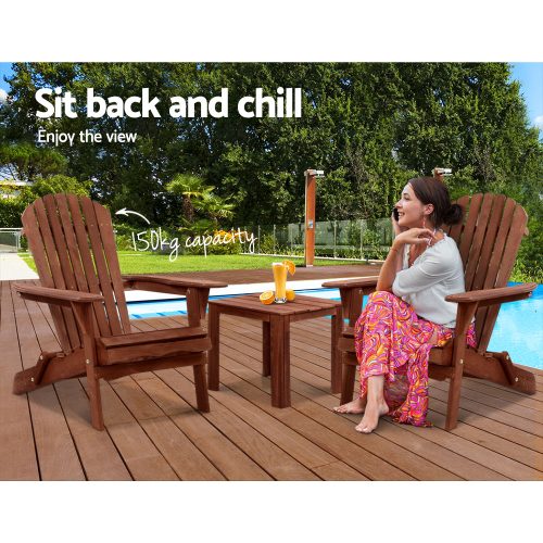 portable Adirondack chair set