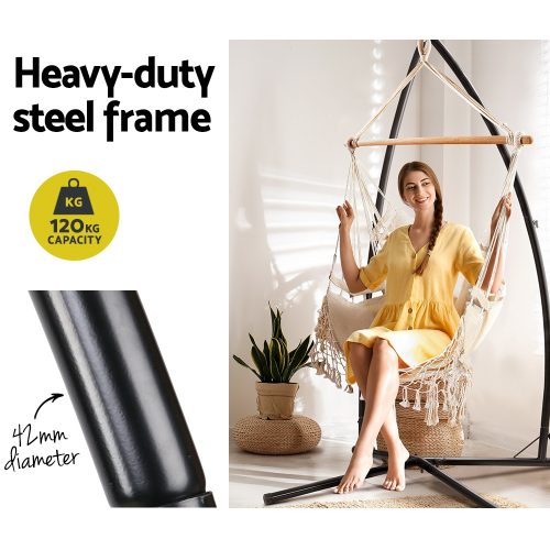 portable hammock swing cream