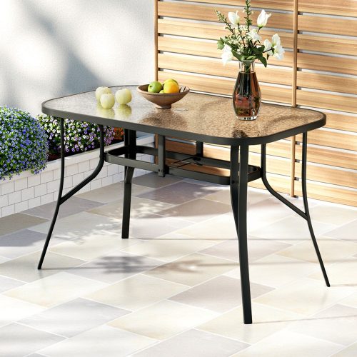 round outdoor dining table