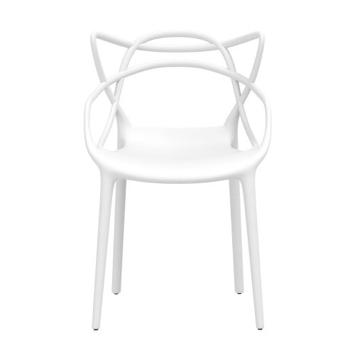 stackable outdoor chairs white