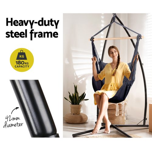 stylish camping swing chair