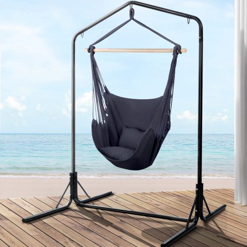 swing chair with pillow