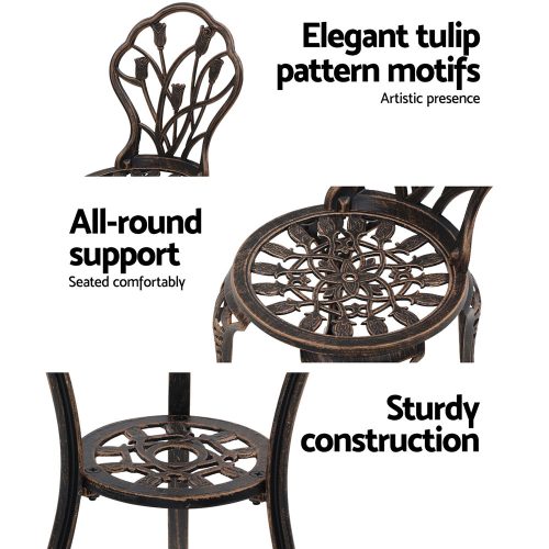tulip design bistro set
