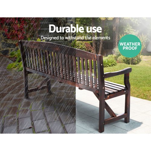 weather-resistant garden bench