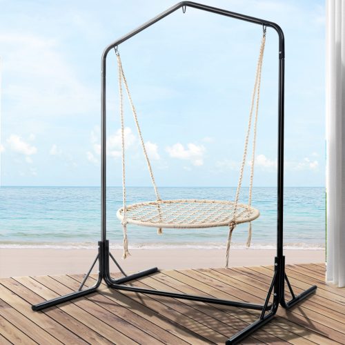 web-style hanging chair