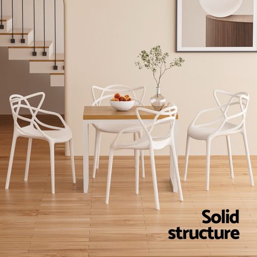 white outdoor dining chairs